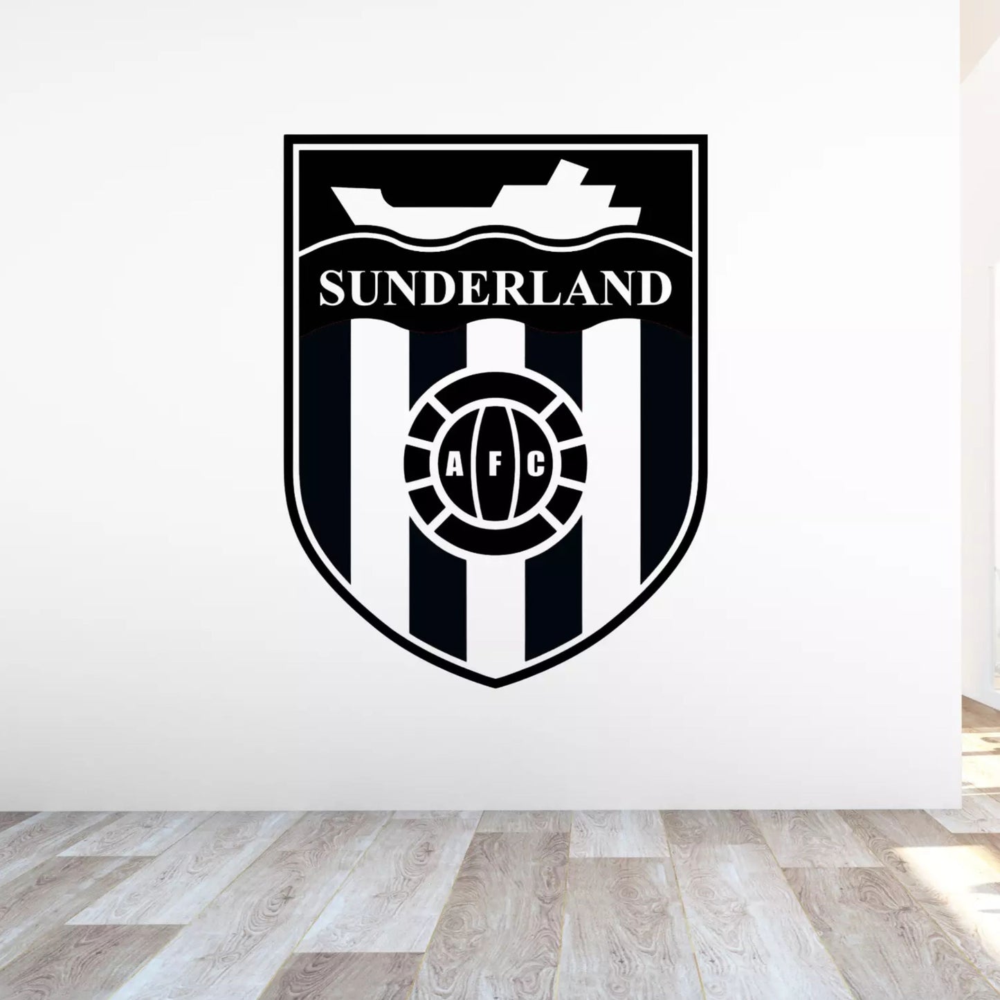 Retro Sunderland Themed Vinyl Wall Art